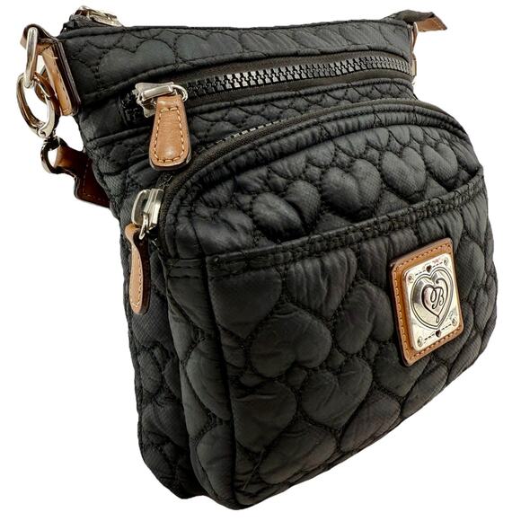 BRIGHTON HEART to HEART KALLISTA QUILTED MicroFiber Organizer Crossbody Bag - Picture 1 of 16